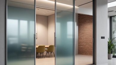 Photo of Раздвижные алюминиевые двери со стеклом: технические характеристики и принципы монтажа